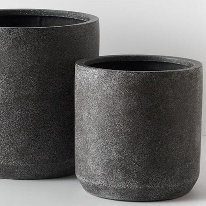 Isadora Pot in Black Terrazzo 50cm