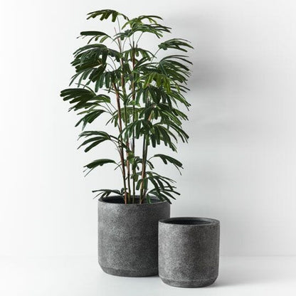 Isadora Pot in Black Terrazzo 50cm