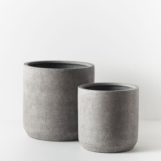 Isadora Pot in Grey Terrazzo 50cm
