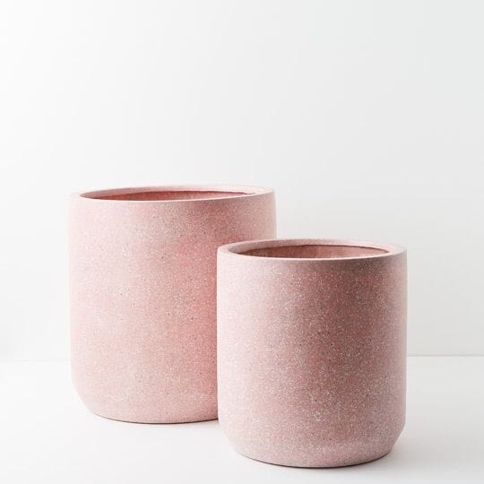 Isadora Pot Dusty Pink Terrazzo 40cm