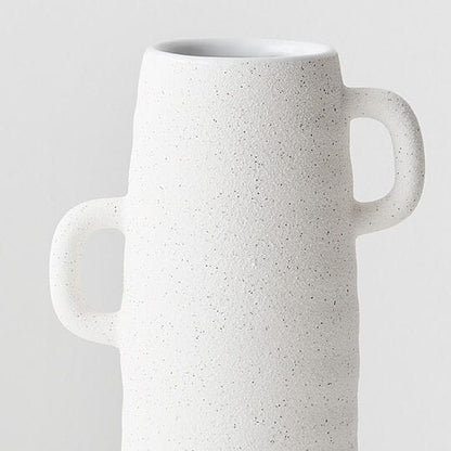 Zena Ceramic Vase in White 25.5cm