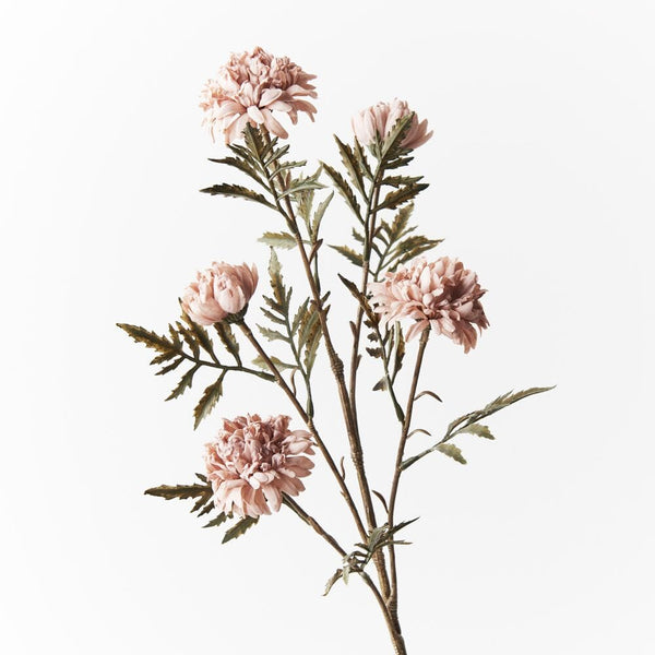 Chrysanthemum Celeste Spray in Dusty Pink 61cm