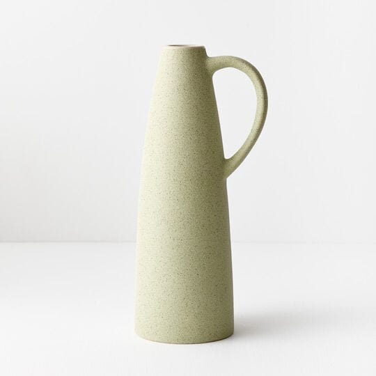 Zaha Ceramic Vase in Pistachio 29.5cm