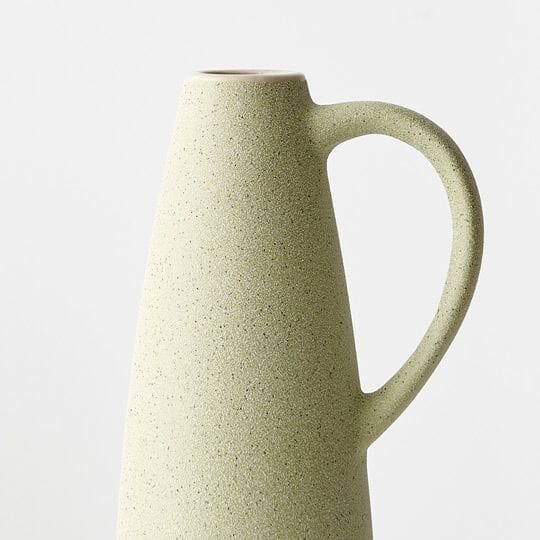 Zaha Ceramic Vase in Pistachio 29.5cm