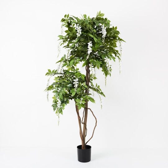 Wisteria Artificial Tree in Green/White 190cm