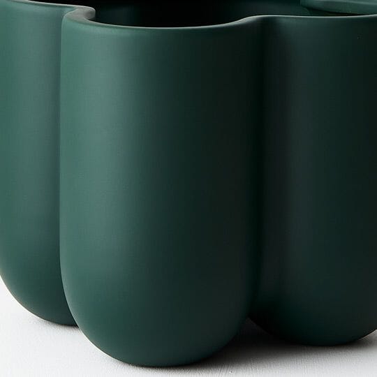 Saya Ceramic Vase or Pot Deep Green (Save 33%) Small