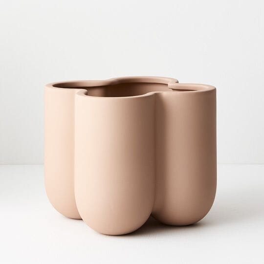 Saya Ceramic Vase or Pot Nude (Save 33%) Small