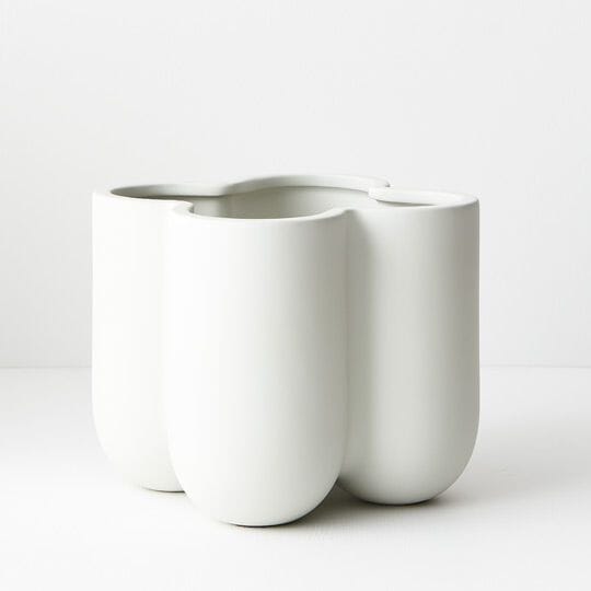 Saya Ceramic Pot in White (Save 23%) - Large