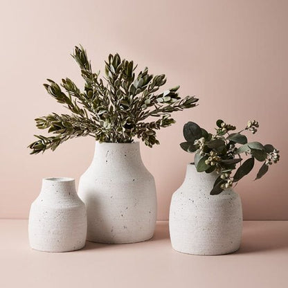 Palermo Vase in Antique White 26cm
