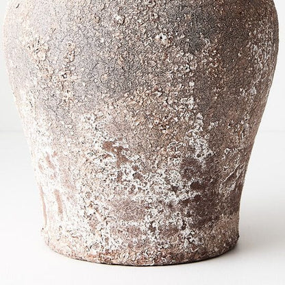 Capri Stoneware Vase in Antique Copper 27cm