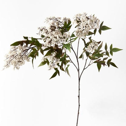 Berry Pepper Artificial Spray in Cream White 115cm