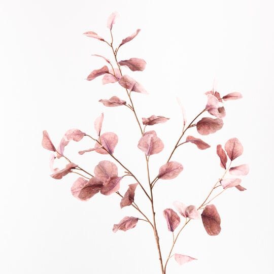 Eucalyptus Spray in Dusty Pink 96cm