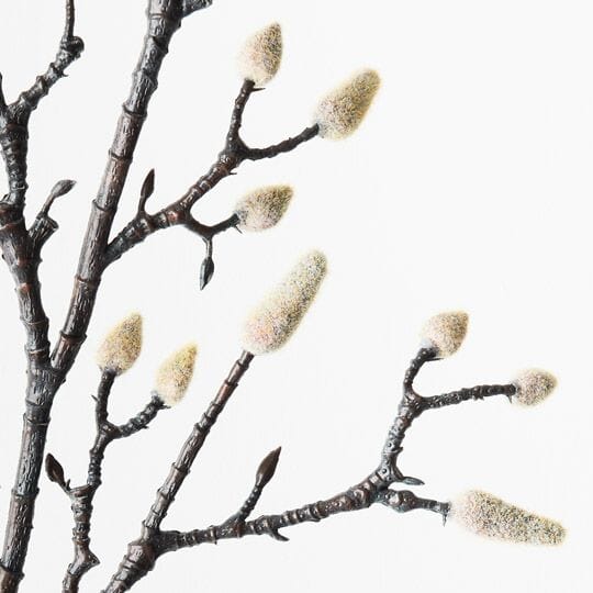 Magnolia Bud Spray in Cream 98cm