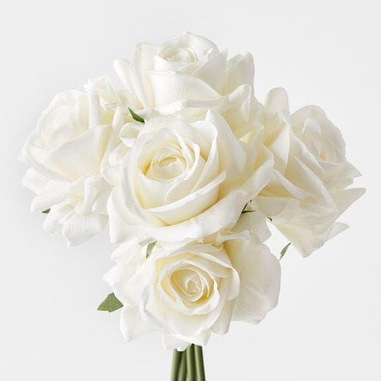 Rose Kaisa Artificial Bouquet in White
