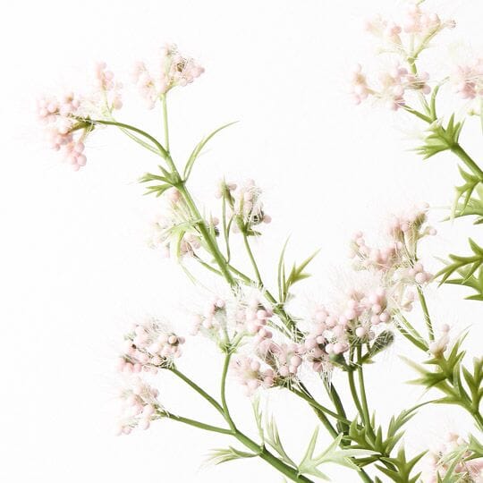 Berry Flowering Artificial Spray in Light Pink 68cm