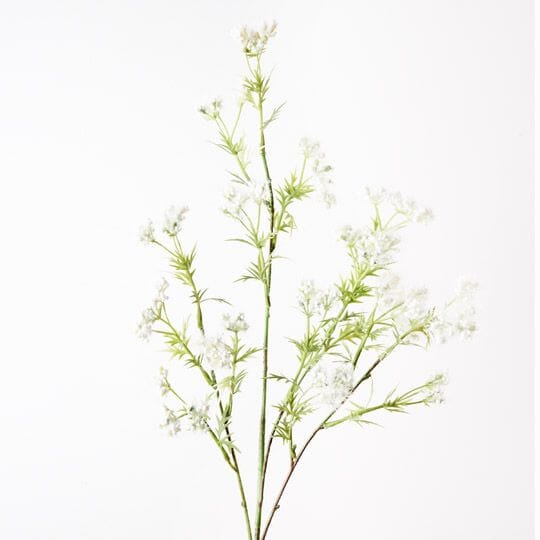 Berry Flowering Artificial Spray in White 68cm