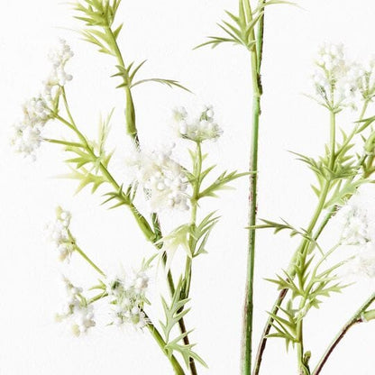 Berry Flowering Artificial Spray in White 68cm