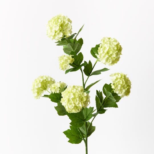 Snowball Faux Spray in Cream/Light Green - 78cm