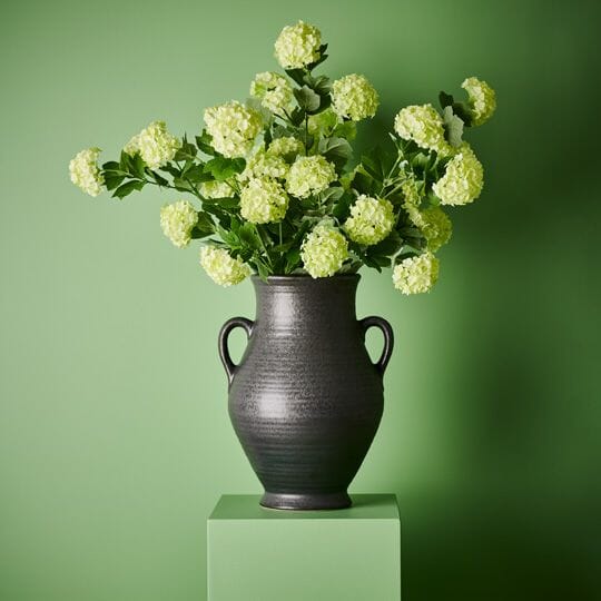 Snowball Faux Spray in Cream/Light Green - 78cm