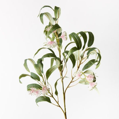 Bottlebrush Artificial Spray in Pink/Green 81cm