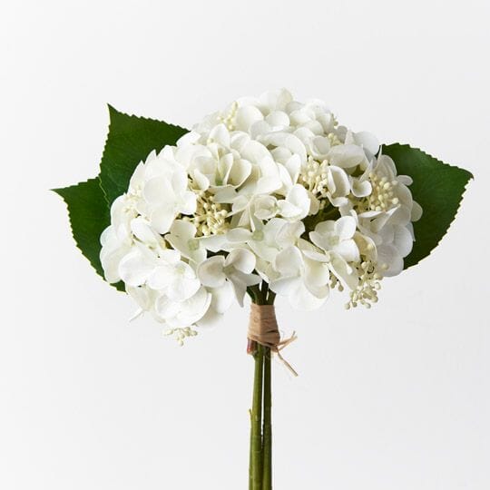 Hydrangea Bouquet White 33cm