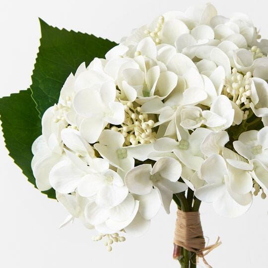 Hydrangea Bouquet White 33cm
