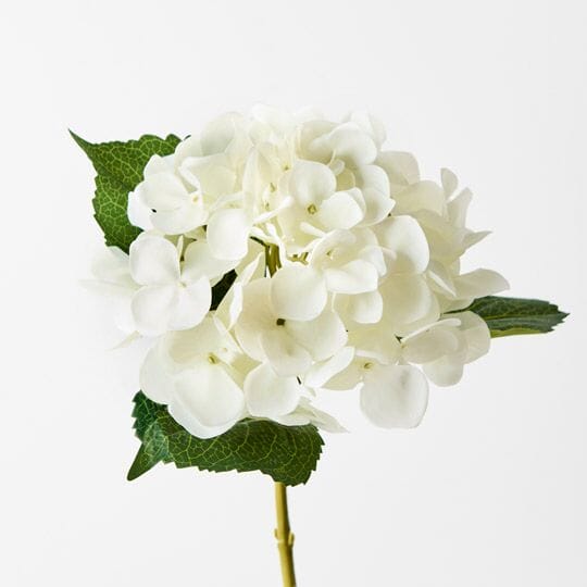 Hydrangea Real Touch in White 63cm