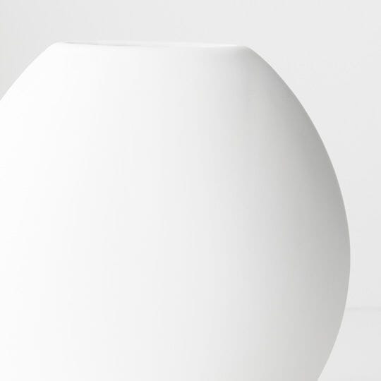 Jojo Fishbowl Vase in Satin White - Large