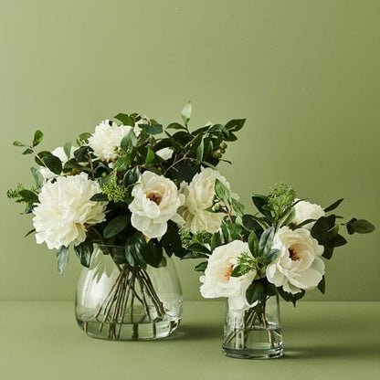 Peony Artificial Mix in Vase 36cm