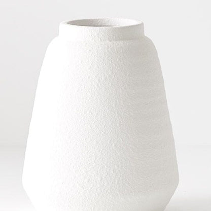 Syros Texture in Vase in Matte White 20cm