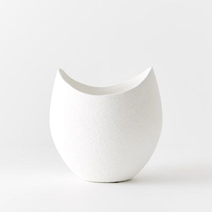 Syros Ceramic Pot or Vase in White