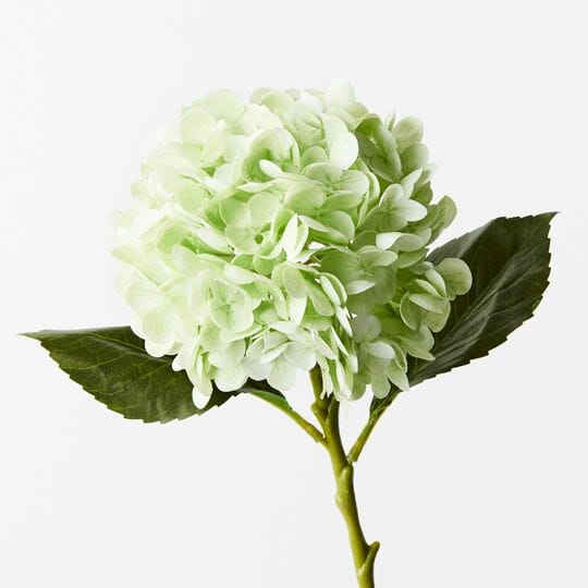 Hydrangea Real Touch in Light Green 49cm