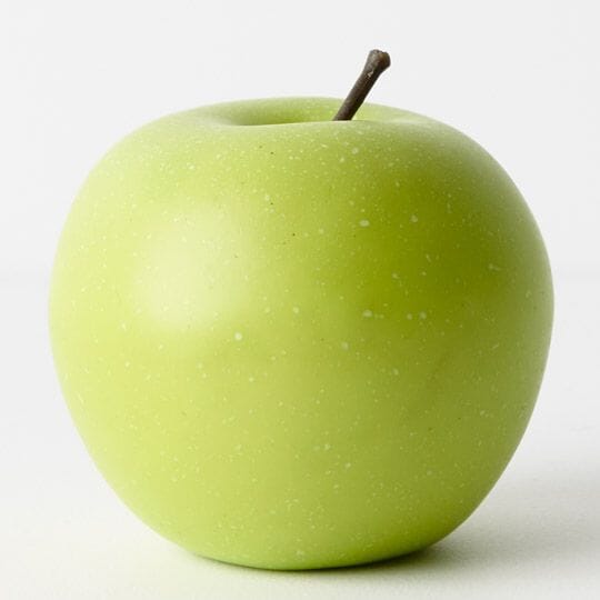 Green Faux Apple 8cm
