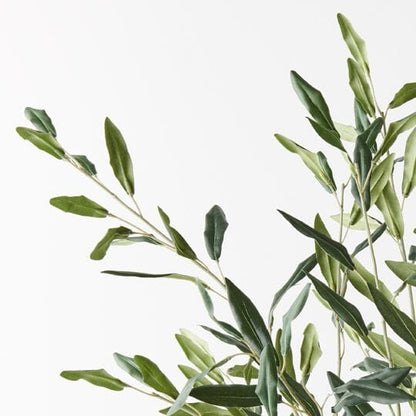 Olive Leaf Artificial Bush in Green 58cm