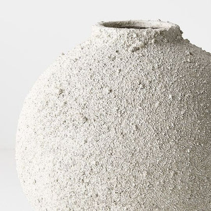 Margarida Stone Textured Vase in Antique Grey 21cm