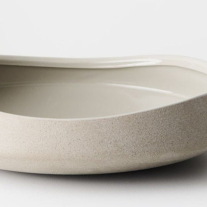 Katia Stoneware Fruit/Salad Bowl in Taupe 37cm