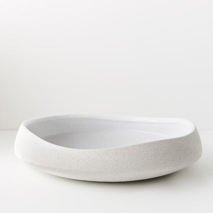 Katia Stoneware Serving Bowl in Matte White 37cm