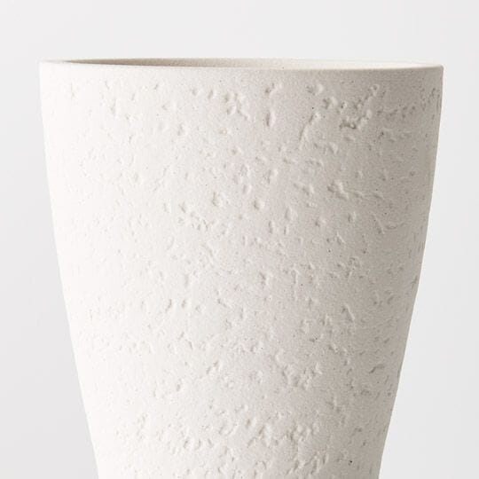 Josefa Textured Vase in White 38cm