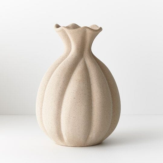 Allegra Vase in Sand 25.5cm
