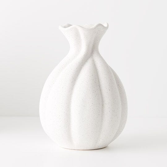 Allegra Vase in White 25.5cm