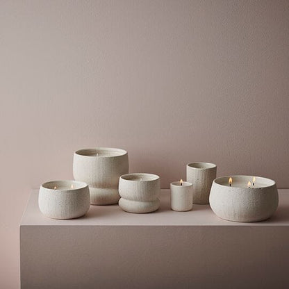 Gisele Bergamot Candle in White Stone 16.5cm