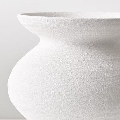 Tova Stoneware Vase in White 36cm
