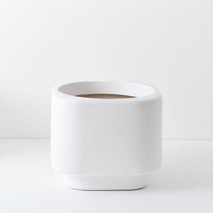 Odette Pot in White 55cm