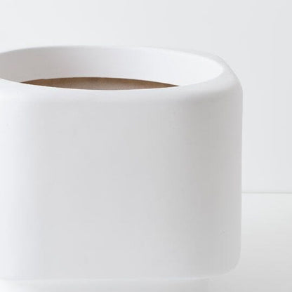 Odette Pot in White 55cm