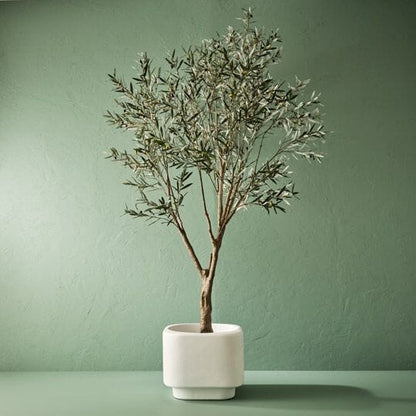 Odette Pot in White 55cm