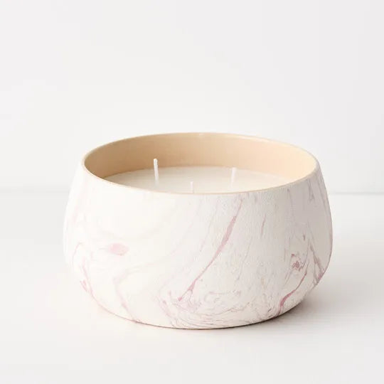 Ophelia Stoneware Vanilla Candle in Boysenberry 16.5cm