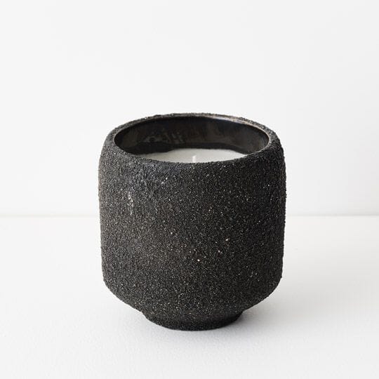 Indie Stoneware Candle in Black 11cm