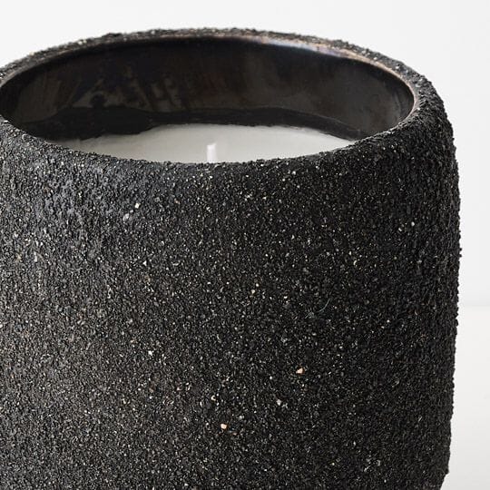 Indie Stoneware Candle in Black 11cm