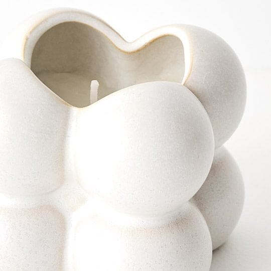 Bubbolina Ceramic Fig Candle in Cream
