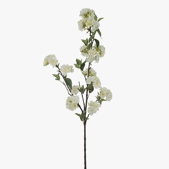 Blossom Apple Artificial Branch in White 114cm